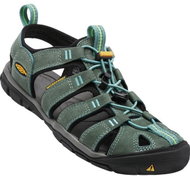 Keen Clearwater Cnx Leather Women Mineral Blue/Yellow Us 11 - Sandals