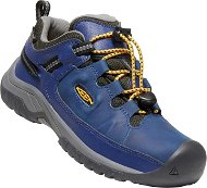 KEEN TARGHEE LOW WP YOUTH modrá / žltá EU 35 / 221 mm - Trekingové topánky