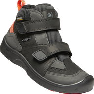 Keen Hikeport Mid Strap WP Jr. Black/Bright Red EU 39/248mm - Trekking Shoes