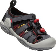 KEEN KNOTCH CREEK CHILDREN grey/red EU 29 / 176 mm - Sandals