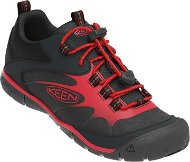 Keen Chandler 2 Cnx Children Black/Red Carpet EU 28 / 165mm - Trekking cipő