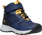 Trekové boty Keen Skua Mid Wp Children Naval Academy/Yolk Yellow EU 31 / 191 mm - Trekové boty
