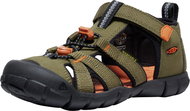 Keen Seacamp II CNX Youth Dark Olive/Gold Flame EU 34 / 206 mm - Sandals