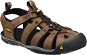 Sandals Keen Clearwater CNX Leather M Dark Earth/Black EU 45/105mm - Sandály