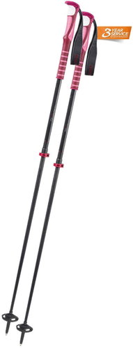 Komperdell Carbon C.7 Ascent - berry 110-140 cm - Ski Poles - Main image