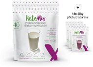 KETOMIX Protein shake Chocolate, vanilla and strawberry 1200 g (40 servings) - Protein drink