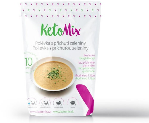 KetoMix Protein soup with vegetable flavour 300 g (10 servings) - Soup - Main image