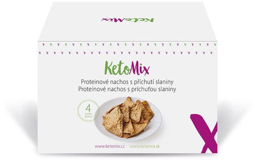 KetoMix Protein nachos - bacon (4 servings) - Healthy Crisps - Main image