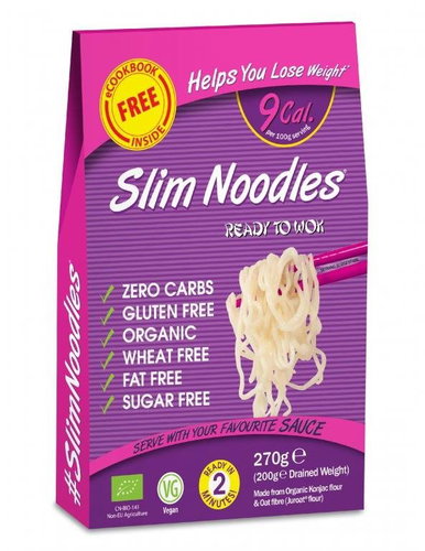 SlimPasta Organic cognac noodles in brine 270 g - Keto Diet - Main image