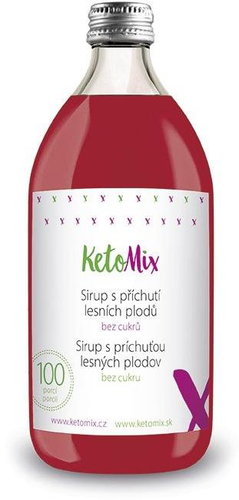 KetoMix Berry Flavored Syrup, sugar free (100 servings) - Syrup - Main image