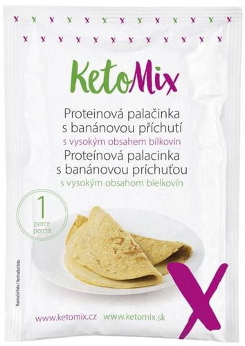 KetoMix Proteinová palačinka s banánovou příchutí (10 porcí) - Palačinky - Hlavní obrázek