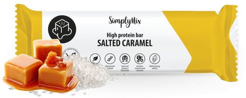 SimplyMix tyčinka 50g s příchutí slaného karamelu - Protein Bar - Main image