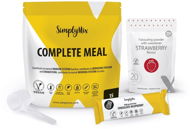 Long Shelf Life Food SimplyMix koktejl 450 g (15 porcí), příchuť Jahoda 60 g (20 porcí), odměrka + tyčinka ZDARMA - Trvanlivé jídlo