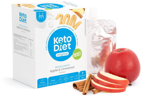 KetoDiet Protein Capsule - apple and cinnamon flavour (7 servings) - Keto Diet - Main image