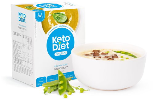 KetoDiet Protein Soup - Pea (7 servings) - Keto Diet - Main image