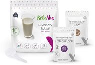 KetoMix Proteínový koktejl KetoMix 1 200 g – 40 porcií  (káva, lesné plody) - Keto diéta
