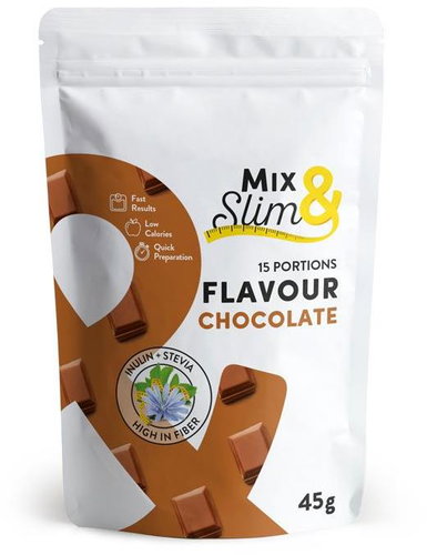 Mix & Slim Flavour 45 g (15 servings) - Chocolate flavour - Keto Diet - Main image