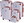 BERTOO Firenze Travel case, white 5-in-1 set