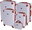 BERTOO Firenze Travel case, white 5-in-1 set
