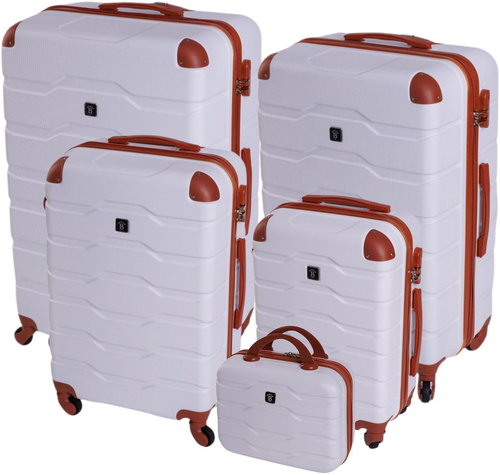 BERTOO Firenze Travel case, white 5-in-1 set - Case Set - Main image