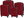 BERTOO Milano Travel case, red 4in1 set,