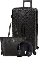 BERTOO Livorno II. Discounted set, black / dark grey - Suitcase