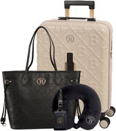 BERTOO Livorno I. Discounted set, champagne - Suitcase