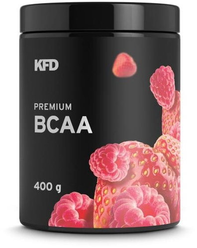 BCAA Strawberries and raspberries 400 g Premium KFD - Amino Acids - Main image
