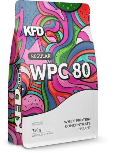 KFD 80% WPC protein 750 g, mléčná smetana, regular+ - Protein - Main image