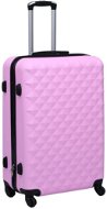 SHUMEE Skořepinový kufr na kolečkách, růžový, ABS, XL - Cestovní kufr