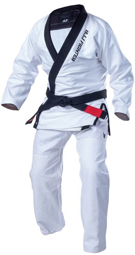 Fighter BJJ kimono, white, BJJU-0102, A1 - Kimono - Main image