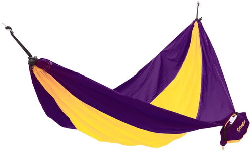 KING CAMP Parachute hammock, purple-yellow - Hammock - Main image