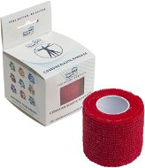 Protection Kine-MAX  Cohesive Elastic Bandage 5 cm  ×  4,5 m, červené - Obinadlo