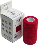 Ovínadlo Kine-MAX Cohesive Elastic Bandage 10 cm × 4,5 m, červené - Obinadlo