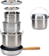 KingCamp Stainless Steel Cookware Set - Camping Utensils