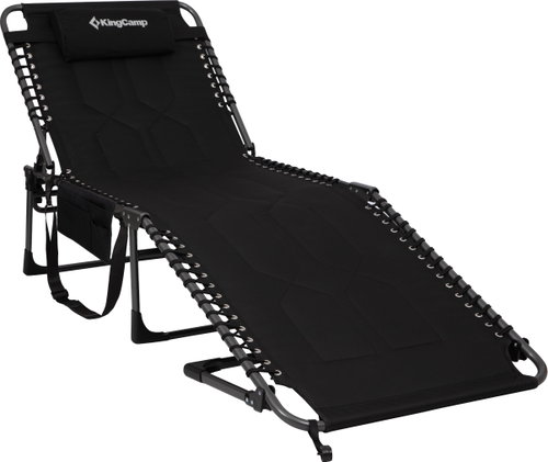 KingCamp Magnolia B20 black - Garden Lounger - Main image