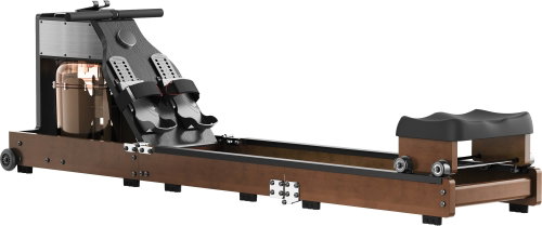 KING SMITH Trifold Water Rowing Machine RMWR10F Walnut - Rowing Machine - Main image