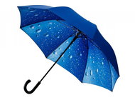 Falcone Raindrop umbrella with raindrops blue - Umbrella