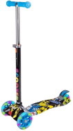WERK Koloběžka tříkolová Maxi Scooter se svítícími kolečky, Joker - Children's Scooter