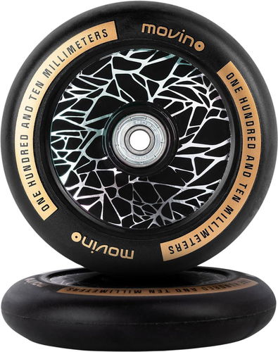 Movino Náhradní kolečka na freestyle koloběžku Movino MANIAC Gold, 110 mm, 2 ks - Kolečka na koloběžku - Hlavní obrázek