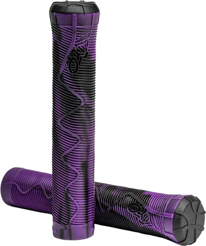 Movino Replacement grips for freestyle scooter handlebars TPR Grip (HAZE Black-purple) - Scooter Accessory - Main image