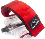 Restrap Diagonal Pedal Straps - Red - Bike Accessory