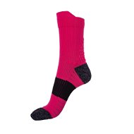 RUNTO Športové ponožky RACE-PK veľkosť 35 – 38, ružová/čierna - Ponožky