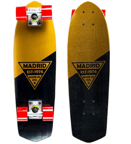 Madrid Party 24 Gold Metallic Logo - Longboard - Main image