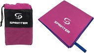 Sprinter – uterák z mikrovlákna, 70 × 140 cm –  ružový - Uterák