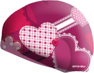 Spokey Stylo Junior pink with heart pattern - Hat