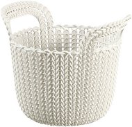 Curver Knit Round Basket 3l Cream - Storage Box