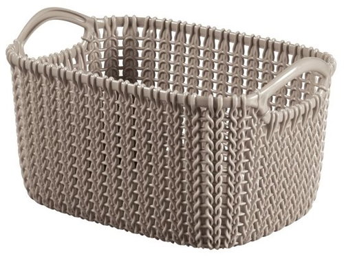 Curver Knit Basket 3l Brown - Laundry Basket - Main image