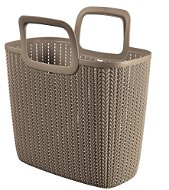 Curver Knit bevásárlótáska barna - Bevásárló táska