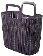 Curver Knit Shopping bag fialová - Nákupná taška